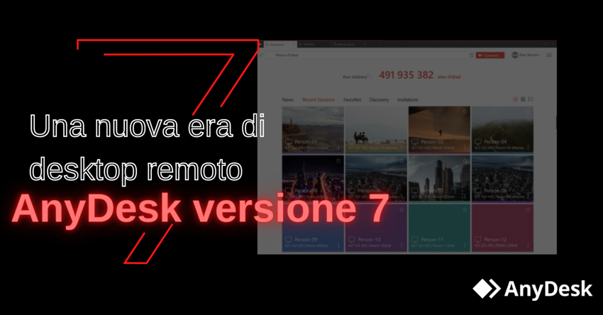 Una nuova era di desktop remoto: AnyDesk versione 7