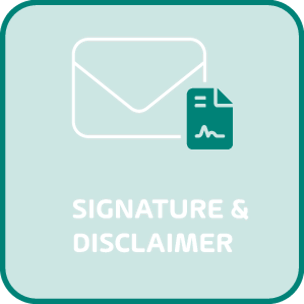 Immagine di Hornetsecurity - Signature and Disclaimer